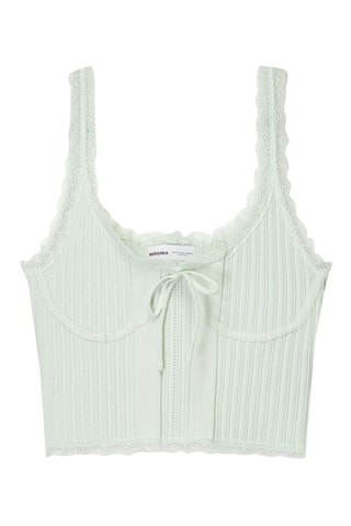 Crop top - Vert d’eau