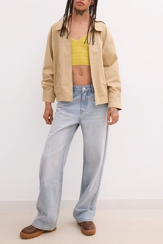 Crop top - Moutarde