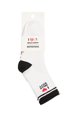 Chaussettes Hello Kitty Sanrio - Blanc