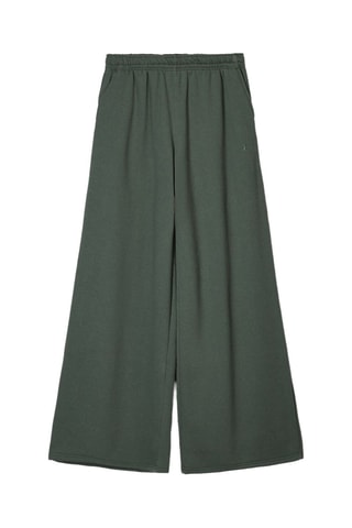 Pantalon wide legs taille haute - Kaki