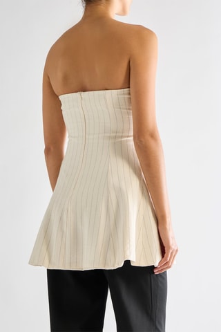 Top bustier - Beige