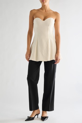 Top bustier - Beige