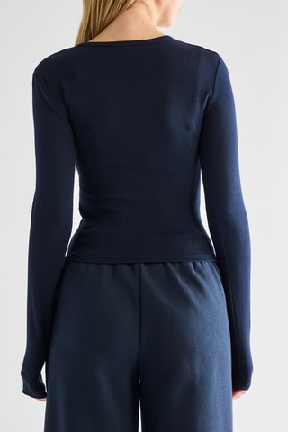Top - Bleu marine