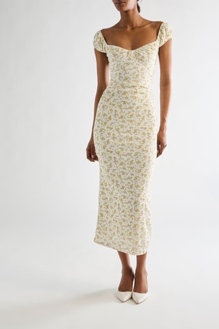 Robe midi - Ecru