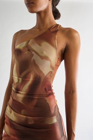 Robe longue - Marron