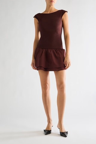 Robe patineuse - Bordeaux