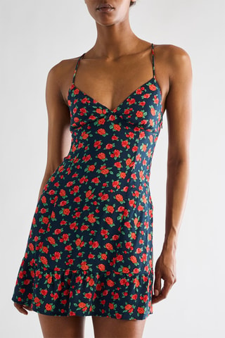 Robe patineuse - Bleu marine