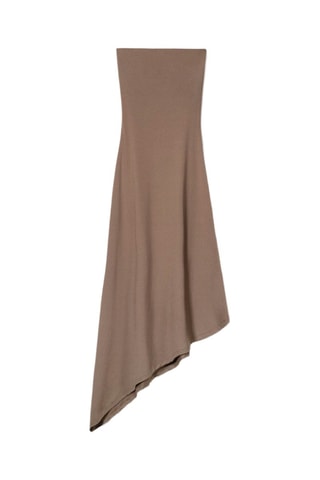 Robe bustier - Marron clair
