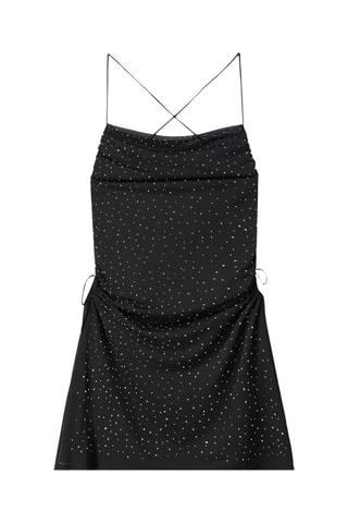 Robe drapée - Noir