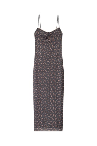 Robe midi - Gris