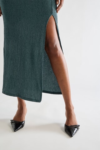 Robe midi - Vert
