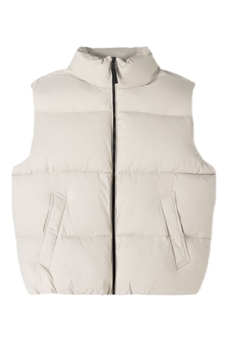 Doudoune sans manches - Blanc