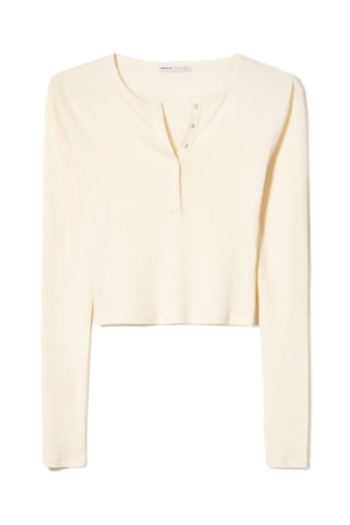 T-shirt cropped - Ecru