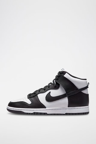Dunk High Retro en cuir - Noir et blanc - Nike