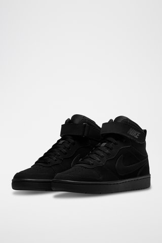 Nike Court Borough Mid 2 en nubuck - Noir