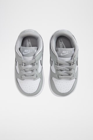 Nike Dunk Low en cuir - Blanc et gris