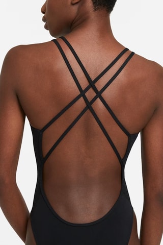 Maillot 1 pièce HydraStrong Solid - Noir - Nike