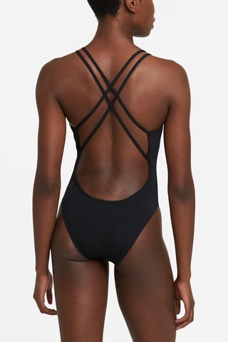 Maillot 1 pièce HydraStrong Solid - Noir - Nike