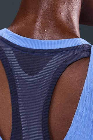 Camiseta de tirantes de tenis Slam - Azul cobalto