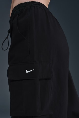 Pantalon cargo taille haute Sportswear - Noir