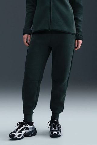 Pantalon polaire taille haute Nike Sportswear Tech - Vert foncé
