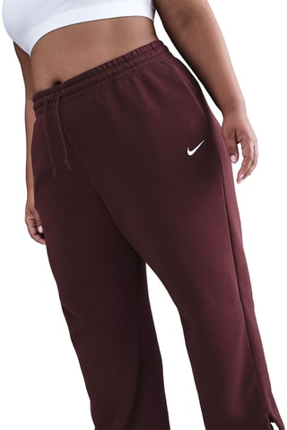 Pantalon polaire taille haute Nike Sportswear Phoenix - Bordeaux