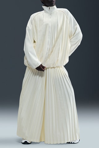 Pantalon plissé taille haute Nike Sportswear Collection - Blanc