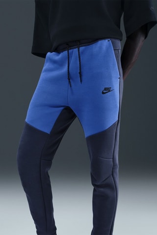 Pantalon slim Tech - Indigo et noir