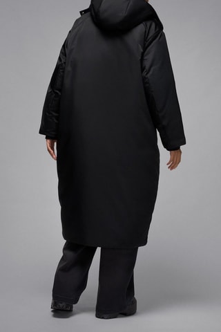 Parka oversize à capuche Flight - Noir