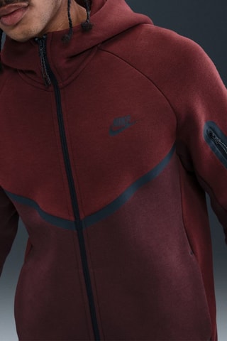 Veste à capuche Tech - Bordeaux
