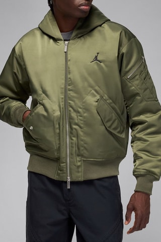 Bomber à capuche Jordan Renegade Flight - Vert olive