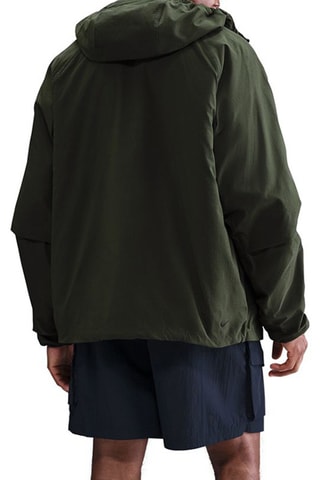 Veste à capuche Nike tech - Vert foncé