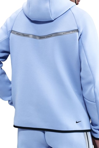 Veste à capuche Tech - Ciel et noir