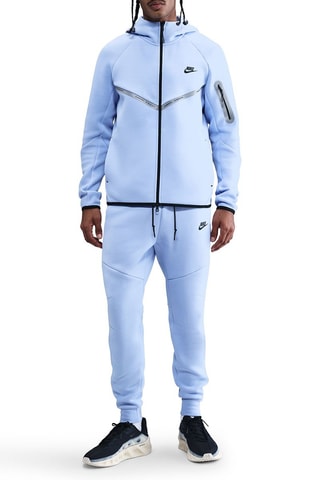 Veste à capuche Tech - Ciel et noir