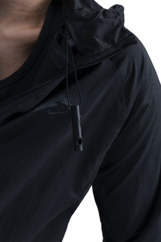 Coupe-vent à capuche Nike Trail - Noir