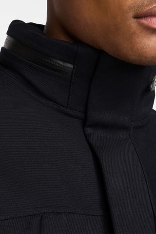 Veste à capuche en laine - Noir