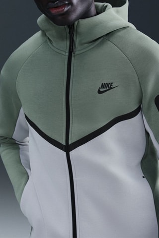 Veste à capuche Tech - Vert clair