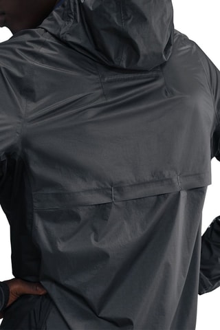 Veste de running à capuche Trailwind - Noir