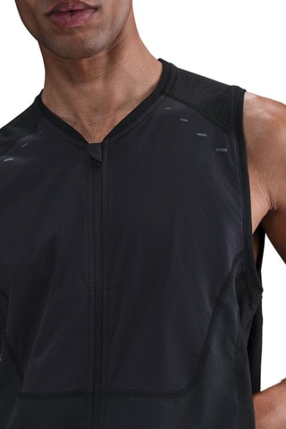 Veste de running sans manches - Noir