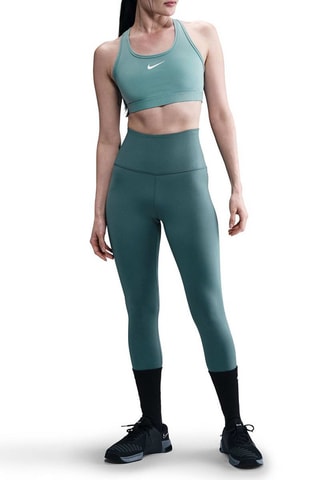 Brassière de sport push-up Swoosh - Vert clair