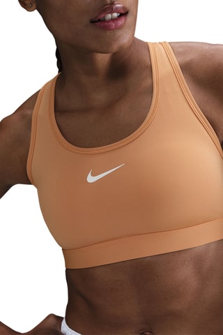 Brassière de fitness push-up - Marron clair - Nike