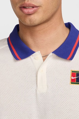 Polo slim de tennis - Ivoire - Nike
