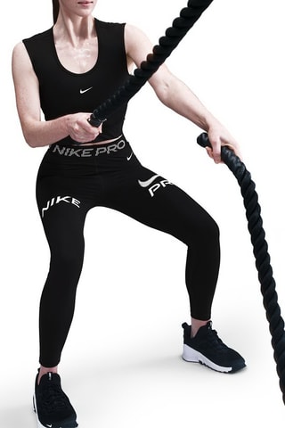 Legging 7/8 d’entraînement taille haute Nike Pro - Noir