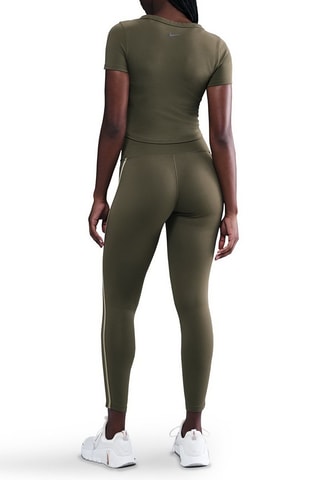 Legging 7/8 d’entraînement taille haute Nike one - Vert olive
