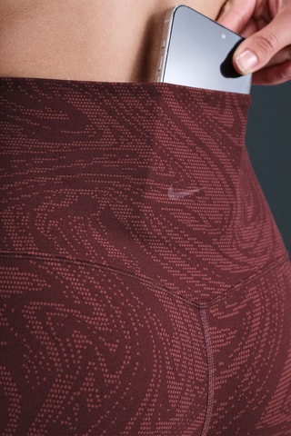 Legging taille haute Nike Zenvy - Bordeaux