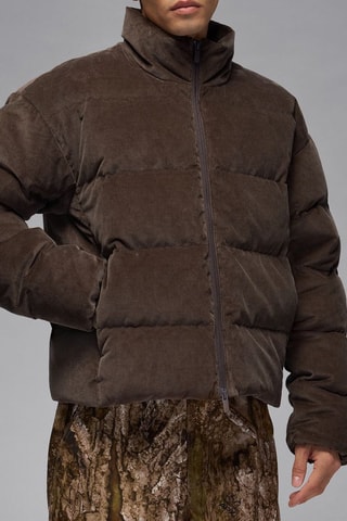 Doudoune en velours Flight - Marron