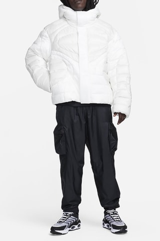 Doudoune à capuche Tech - Blanc
