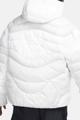 Doudoune à capuche Tech - Blanc