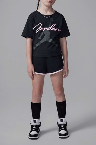T-shirt et short Hidden In Plain Sight - Noir