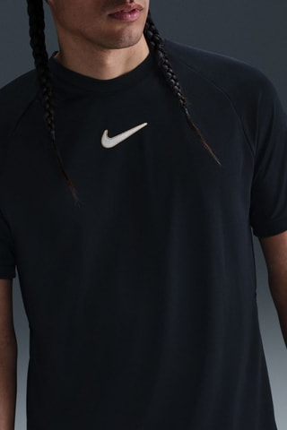 T-shirt slim de football Academy - Noir
